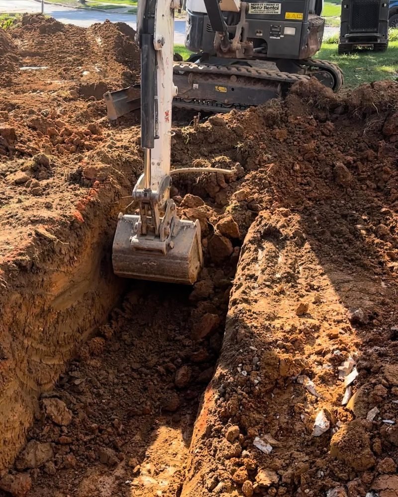 oil tank removal project in Richmond
