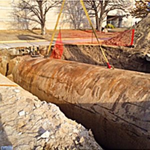 oil tank removal project in Richmond